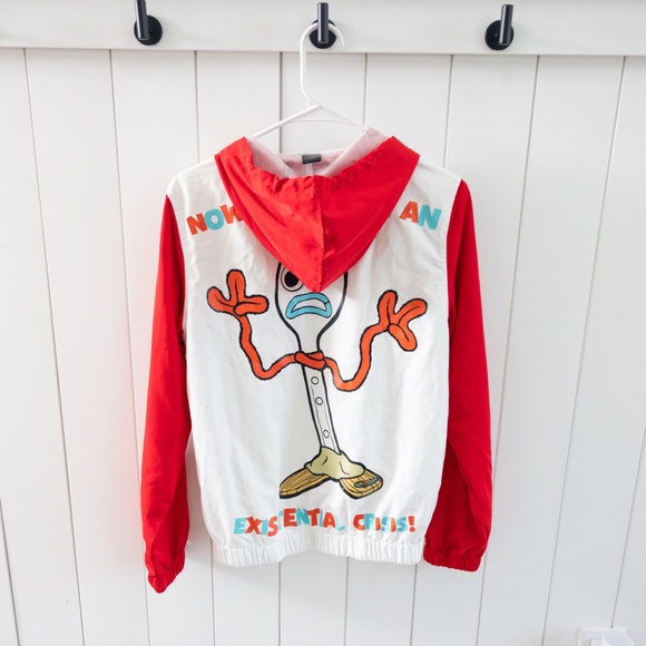 Toy Story Forky Disney Windbreaker Unisex size SMALL - Picture 9 of 10